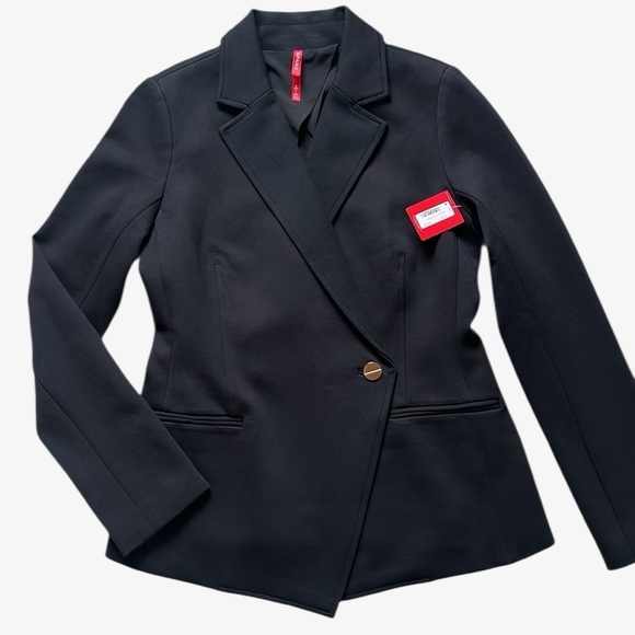 SPANX Perfect Asymmetrical Tailored Blazer Size Small NWT - Picture 7 of 16